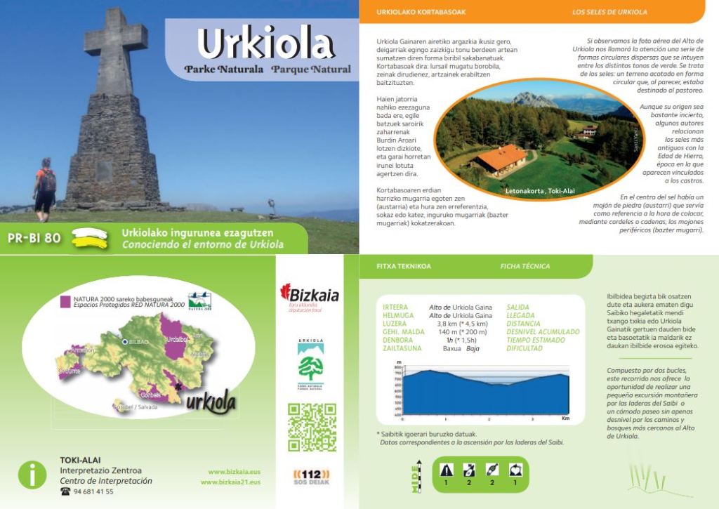 Ruta PR-BI 80 Parque Natural de Urkiola
